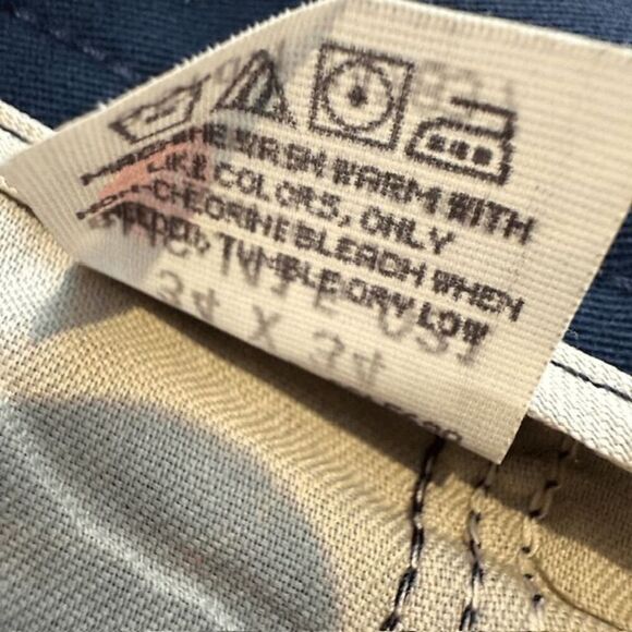 Timber Creek Navy Blue Flat Front Men's Trousers Khakis Chinos Size 34x34 - Picture 7 of 12